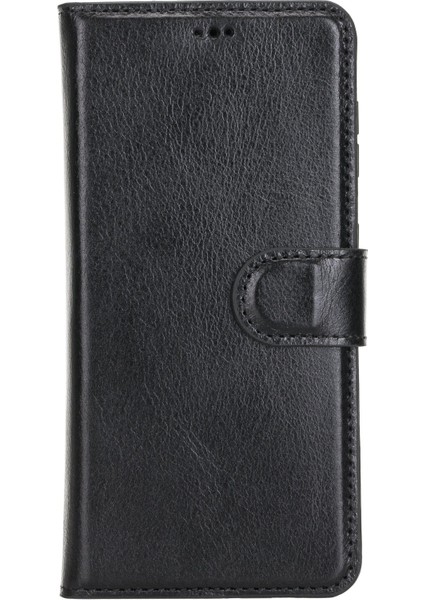 Samsung Galaxy S21 Plus Deri Çıkarılabilir Cüzdan Kılıf-Siyah fırsatları