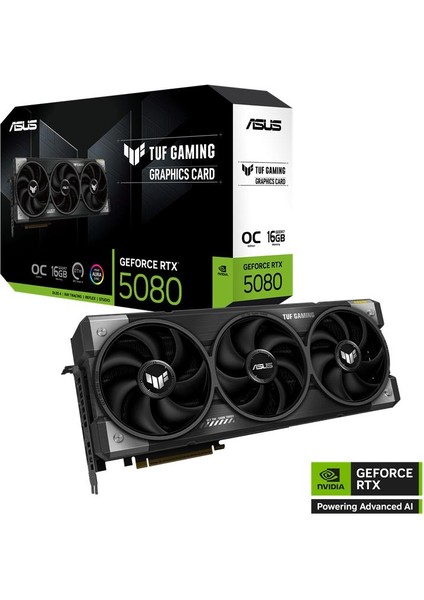 Asus Geforce TUF-RTX5080-O16G-GAMING 16GB Gddr7 256BIT 2xhdmı 3xdp Ekran Kartı