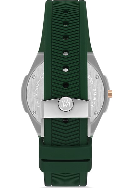 Yeşil Silikon Kordon Erkek Kol Saati EM390T-15YR fırsatları