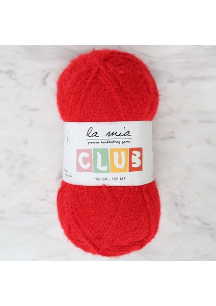 La Mia Club Kırmızı El Örgü Ipi - 610