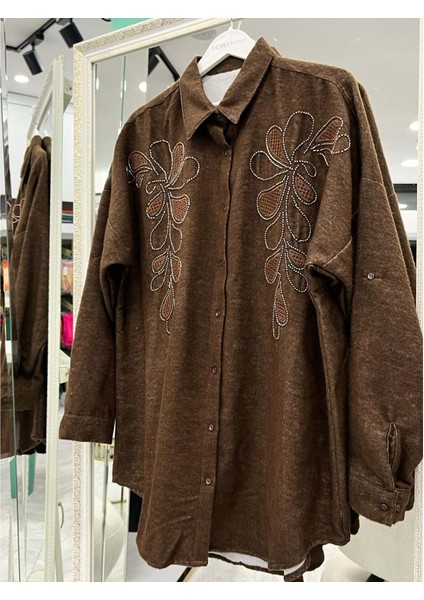 Adn Dokuma Gömlek - Acı Kahve - 2