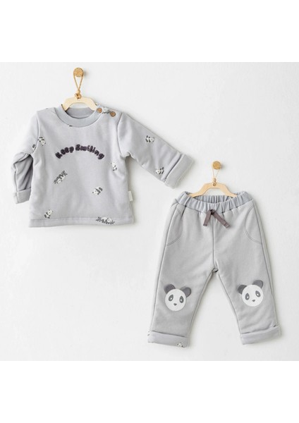 Fiber Keep Smiling 2'li Takım Grey