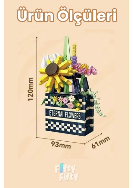 Panlos Boutıque Serisi Siyah Damalı Çanta Figürü 628 Parça Oyuncak Yapım Seti -FFP1074 fiyatları