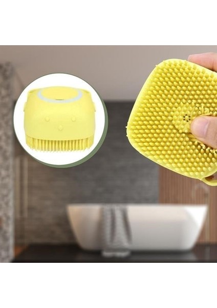 Buffer® Yumuşak Silikon Malzemeli Esnek Jel Hazneli Masaj Fonksiyonlu Etkili Banyo Duş Kese Lifi indirimleri