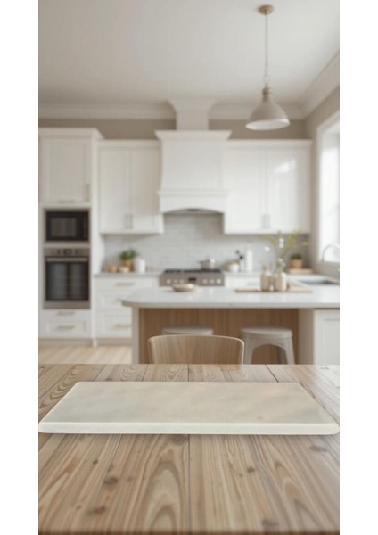 25 X15 Doğal Mermer Sunum Tepsisi-Doğal Taş