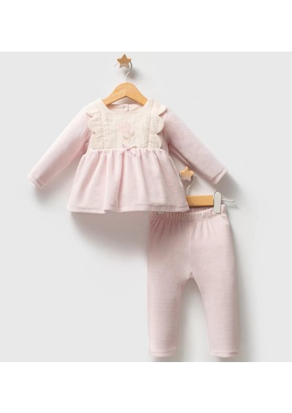 Tongs Baby Etamine 2'li Takım 5683 Pembe