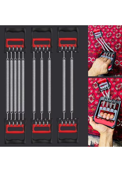 Buffer® Göğüs Genişletme ve Kuvvet Egzersiz Aleti – 5 Yaylı 5 Kademeli Ayarlanabilir Fitness ve Kuvvet Antrenmanı Ekipmanı fırsatları