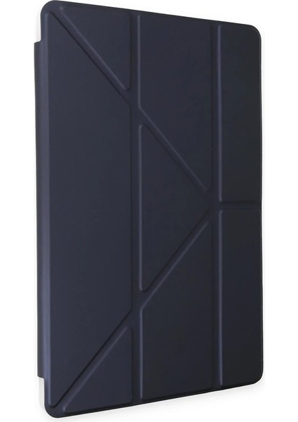 iPad 10.2 (8.nesil) Kılıf Kalemlikli Mars Tablet Kılıfı - LACIVERT-(5796) - MK001R-4O1OF8 fırsatları