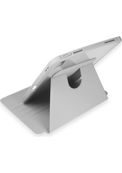 iPad 10.2 (7.nesil) Kılıf Starling 360 Kalemlikli Tablet Kılıf - GRI-(5796) - MK001R-4M8P98