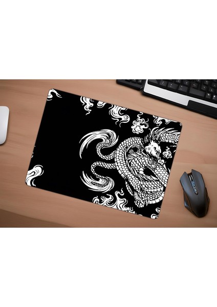 Yin Dragon 40X30 3mm Gaming Oyuncu Mousepad, Büyük Boy Premium Mouse Pad Kaydırmaz indirimleri