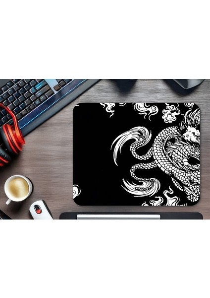 Yin Dragon 40X30 3mm Gaming Oyuncu Mousepad, Büyük Boy Premium Mouse Pad Kaydırmaz modelleri
