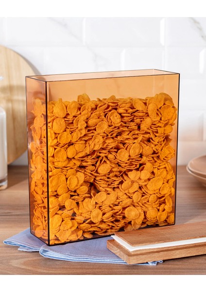 Yuviera 2300ml Ahşap Kapaklı Saklama Kabı 2'li