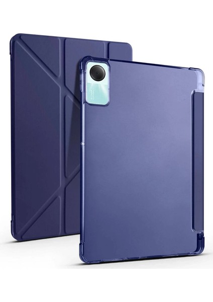 Xiaomi Redmi Pad Se 4g Kılıf Kalemlikli Mars Tablet Kılıfı - LACIVERT-(5796) - MK001R-4NVGX7