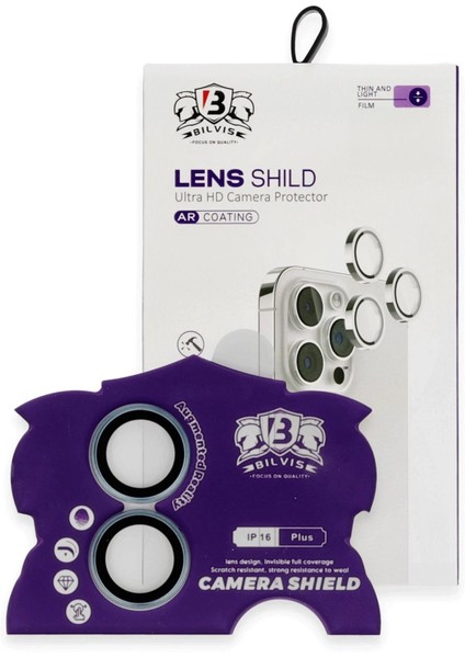 iPhone 16 Bilvis Titan Kamera Lens - YEŞIL-(5796) - MK001R-4M5ST8