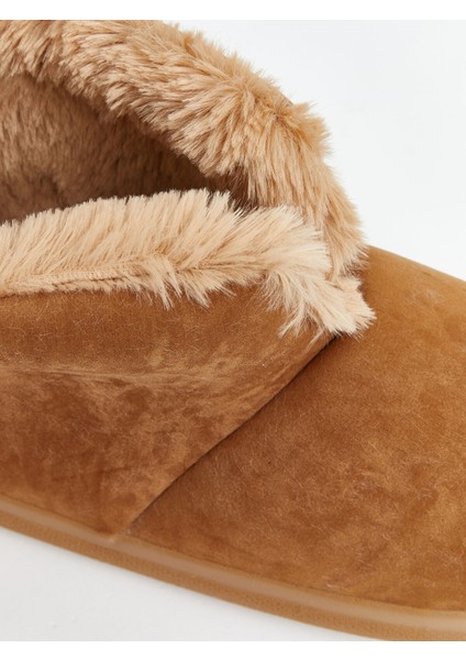 Yeni Sezon Içi Kürklü Kadın Ev Botu modelleri