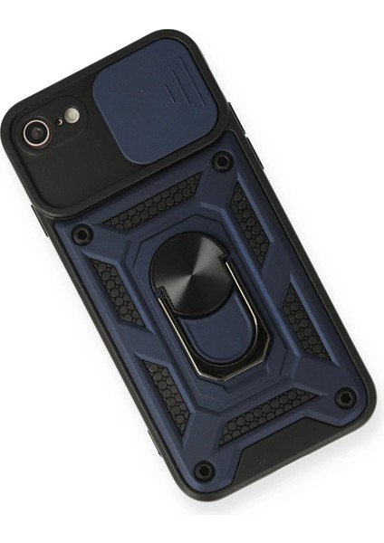 iPhone 7 Kılıf Pars Lens Yüzüklü Silikon - LACIVERT-(5796) - MK001R-4O7GG7 modelleri