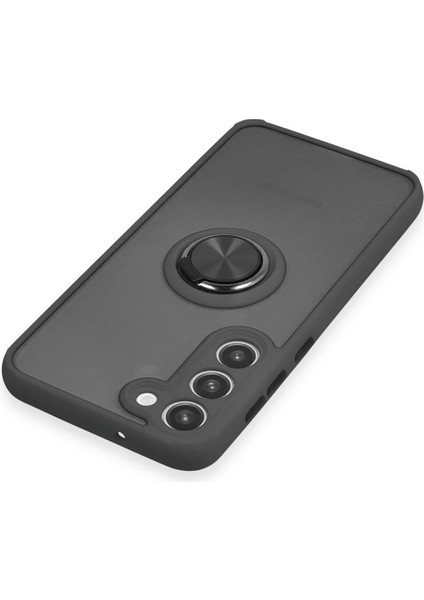 Samsung Galaxy S23 Plus Kılıf Montreal Yüzüklü Silikon Kapak - SIYAH-(5796) - MK001R-4O38G5 fırsatları