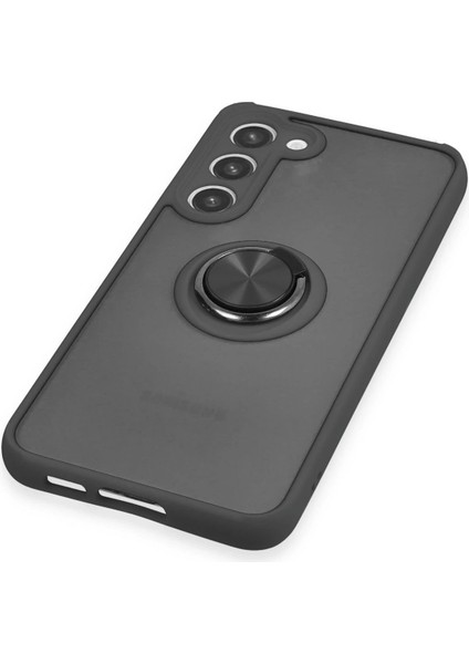 Samsung Galaxy S23 Plus Kılıf Montreal Yüzüklü Silikon Kapak - SIYAH-(5796) - MK001R-4O38G5 indirimleri