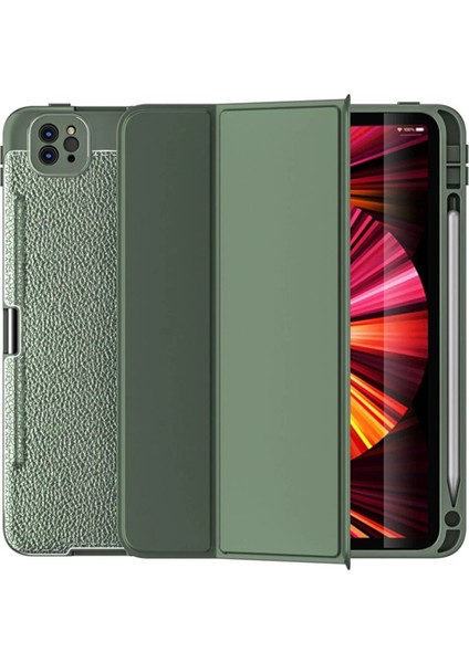 iPad Pro 11 (2020) Kılıf Tablet Focus Silikon - YEŞIL-(5796) - MK001R-4O22B3