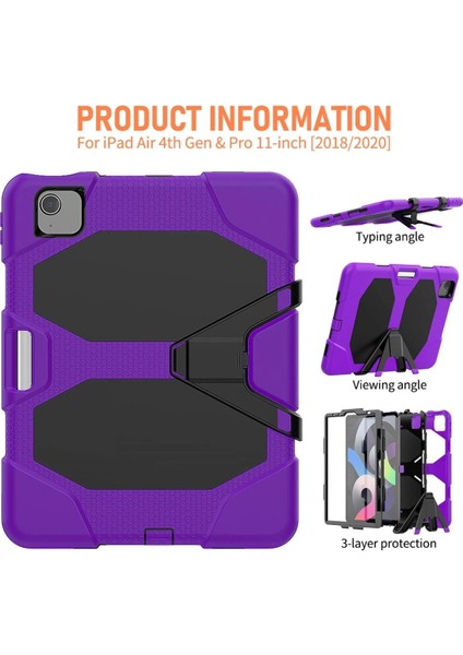 iPad Pro 11 (2020) Kılıf Griffin Tablet Kapak - MOR-(5796) - MK001R-4O1R51 fırsatları