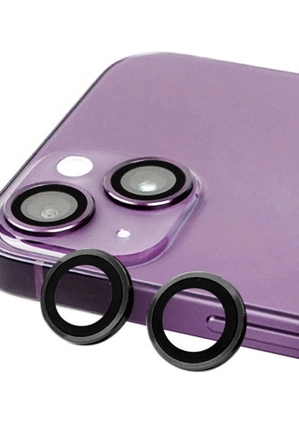iPhone 14 Raze Metal Kamera Lens - SIYAH-(5796) - MK001R-4M3VY4