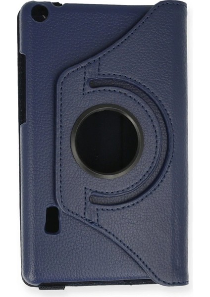 Huawei Mediapad T3 7 Kılıf 360 Tablet Deri Kılıf - LACIVERT-(5796) - MK001R-4O3RO2 fiyatları