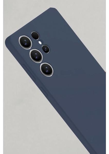 Samsung Galaxy S25 Ultra Kılıf Nano Içi Kadife Silikon - LACIVERT-(5796) - MK001R-4M3R28 modelleri