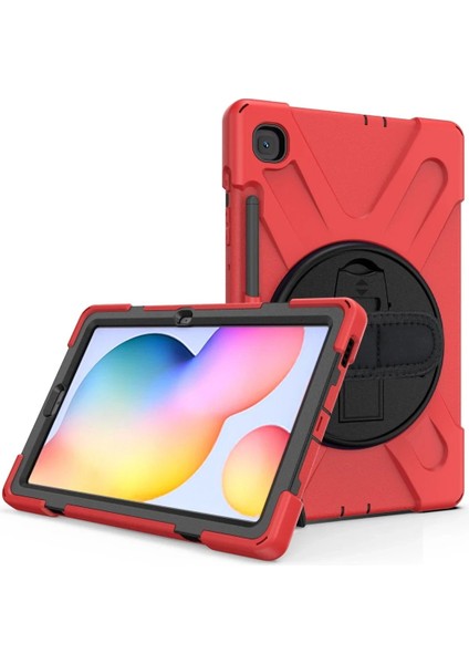 Samsung Galaxy P610 Tab S6 Lite 10.4 Kılıf Amazing Tablet Kapak - KIRMIZI-(5796 - MK001R-4O1SI fırsatları