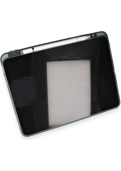Xiaomi Pad 6 Kılıf Kalemlikli Mars Tablet Kılıfı - Koyu YEŞIL-(5796) - MK001R-4NWIJ6 modelleri