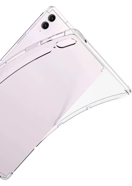 Samsung Galaxy Tab S10 Fe Plus 13.1 Kılıf Anti Şeffaf Tablet Silikon - Şeffaf-(5 - MK001R-4NZ2W modelleri