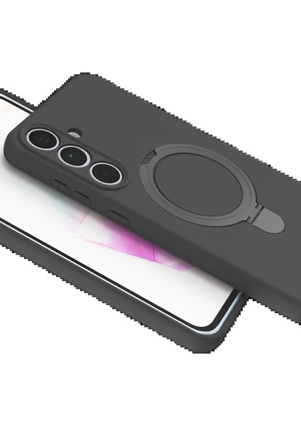 Samsung Galaxy S24 Fe Regal Magsafe Standlı Kapak - Titan GRI-(5796) - MK001R-4NYNK4 fırsatları