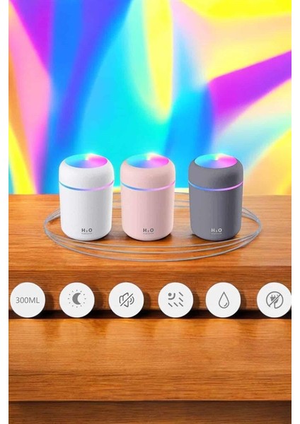 Ultrosonik Buharlı Hava Temizleyici Hava Nemlendirici Taşınabilir - MK001R-4OEIZ5