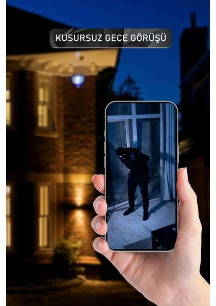 Akıllı Kamera, X100, 2 Gen, Hd, Tuya Destekli, Wifi Bağlantı, Sesli Iletişim, Gece Görüş, ONC-AK0723