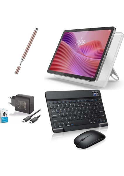 Tab M10 4GB 128GB 10.1" TABLET+KILIF+KLAVYE+MOUSE+ŞARJ BAŞLIĞI (KALEM HEDİYELİ)