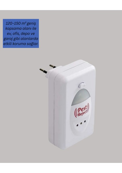 Ultrasonik Haşere Kovucu Cihaz 150 M2 Etki Alanı - MK001R-4OI927 fiyatları