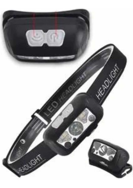 Kamp Lambası Kafa Feneri Kafa Lambası Ayarlanabilir Sensörlü Şarjlı - MK001R-4O93K0 fiyatları