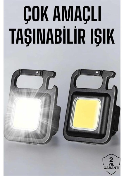 Anahtarlık Çok Amaçlı Mıknatıslı Taşınabilir Işık LED Şarjlı - MK001R-4OELN6 fiyatları