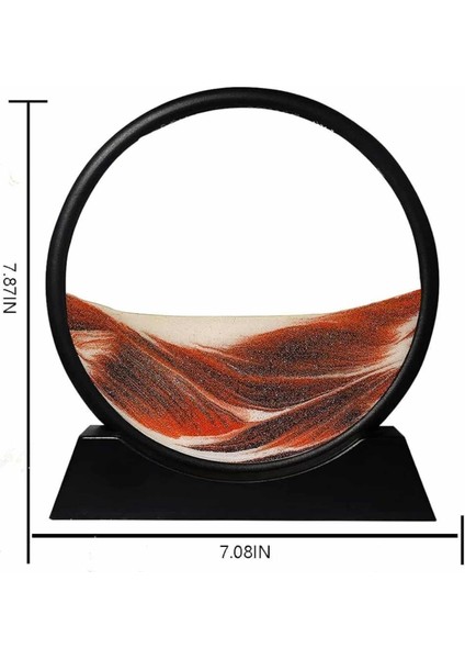 3D LED Işıklı Kum Saati Gece Lambası Hareketli Sulu Kum Saati Dekoratif - MK001R-4OJH26 fırsatları
