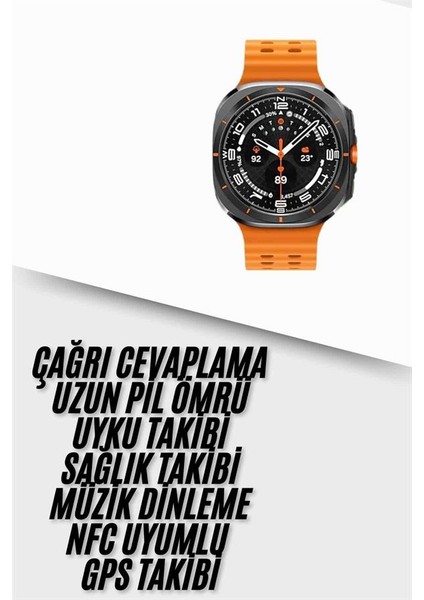 Yeni Nesil Çağrı Cevaplayabilen 47 mm Titreşimli Çok Fonksiyonlu Akıllı Saat - MK001R-4OAI06