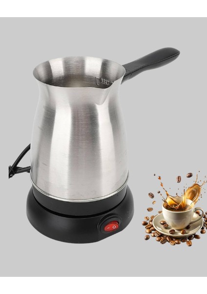 800W Paslanmaz Elektrikli Cezve Gizli Rezistans ve Ergonomik Kulp - MK001R-4O9L53 fırsatları