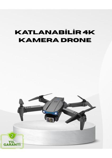 4K Katlanabilir Drone Uzaktan Kontrollü Wi-Fi Görüntü Aktarımlı - MK001R-4O9KQ3
