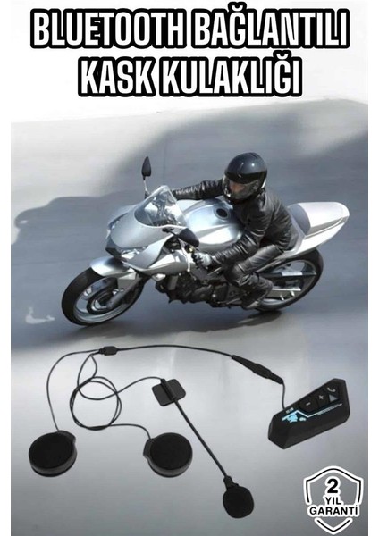 Kask Kulaklığı Motosiklet Intercom Interkom Dinleme Konuşma Özellikli Su Geçir - MK001R-4OEIO fiyatları