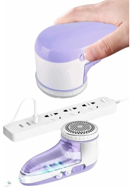 Şarjlı Tüy Toplama Makinesi Tüy Alıcı Toplayıcı Şarjlı Tiftik Kazak Toplam - MK001R-4O9G7