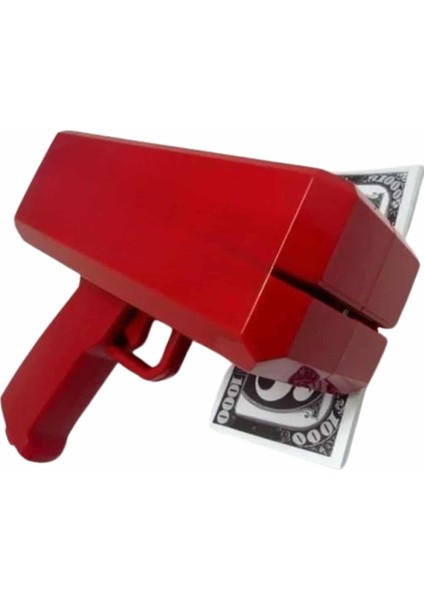 Kırmızı Parti Oyuncağı Para Saçma Fırlatma Tabancası Makinesi Super Money - MK001R-4OJL86 modelleri