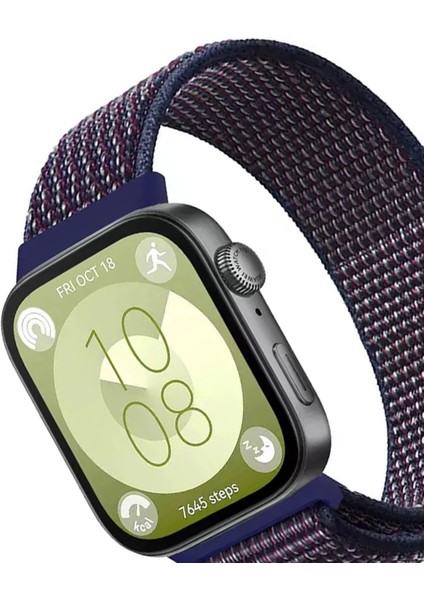 Huawei Fit 4 Hasırlı Cırtcırtlı Kordon - MAVI-BEYAZ-(5796) - MK001R-4NYBE6 fiyatları