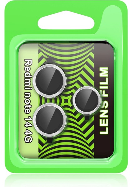 Xiaomi Redmi Note 14 4g Raze Metal Kamera Lens - GÜMÜŞ-(5796) - MK001R-4NZ473