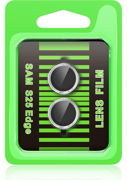 Samsung Galaxy S25 Edge Raze Metal Kamera Lens - GÜMÜŞ-(5796) - MK001R-4NZ451