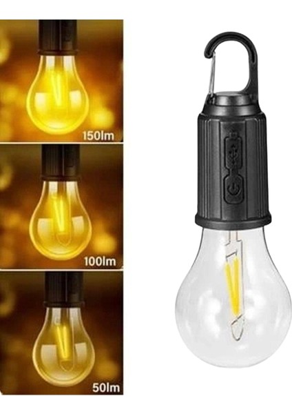 Taşınabilir Askılı Ampul Kamp Lambası Askılı Type-C Şarjlı Bahçe Lambası - MK001R-4OJKC9 fiyatları