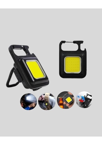 USB Şarjlı 800 Lümen LED Fener – Mini Boy 3 Işık Modlu Anahtarlık Tipi El Fe - MK001R-4O9QJ fırsatları