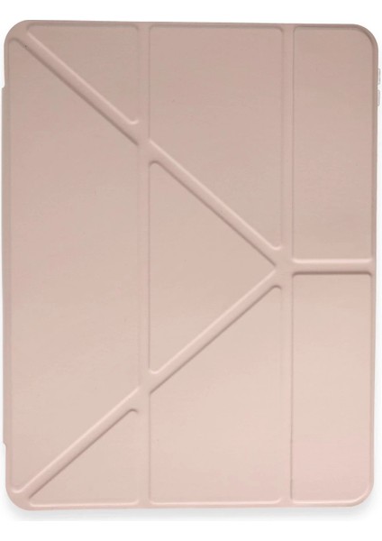 Xiaomi Redmi Pad Se Kılıf Kalemlikli Mars Tablet Kılıfı - Rose GOLD-(5796) - MK001R-4NVW77